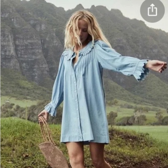 Doen Dresses & Skirts - DOEN wing dress in chambray